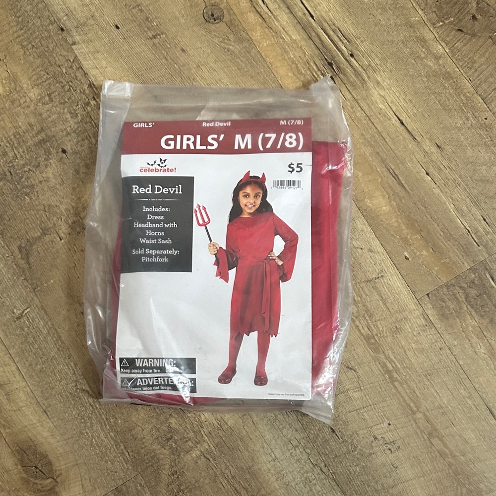 Celebrate It Red Devil Costume for Girls